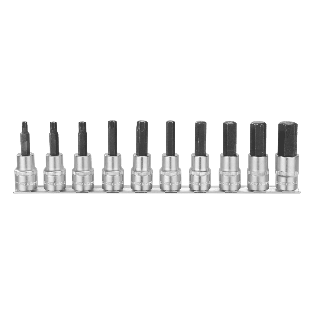 Juego de Dados Hexagonales y Torx 10 Piezas Wadfow